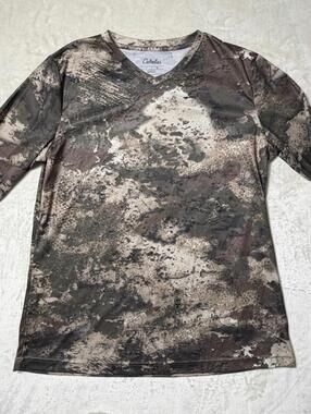 Cabela's O2 Octane Camo Long Sleeve Shirt Women's Large Hunting Performance